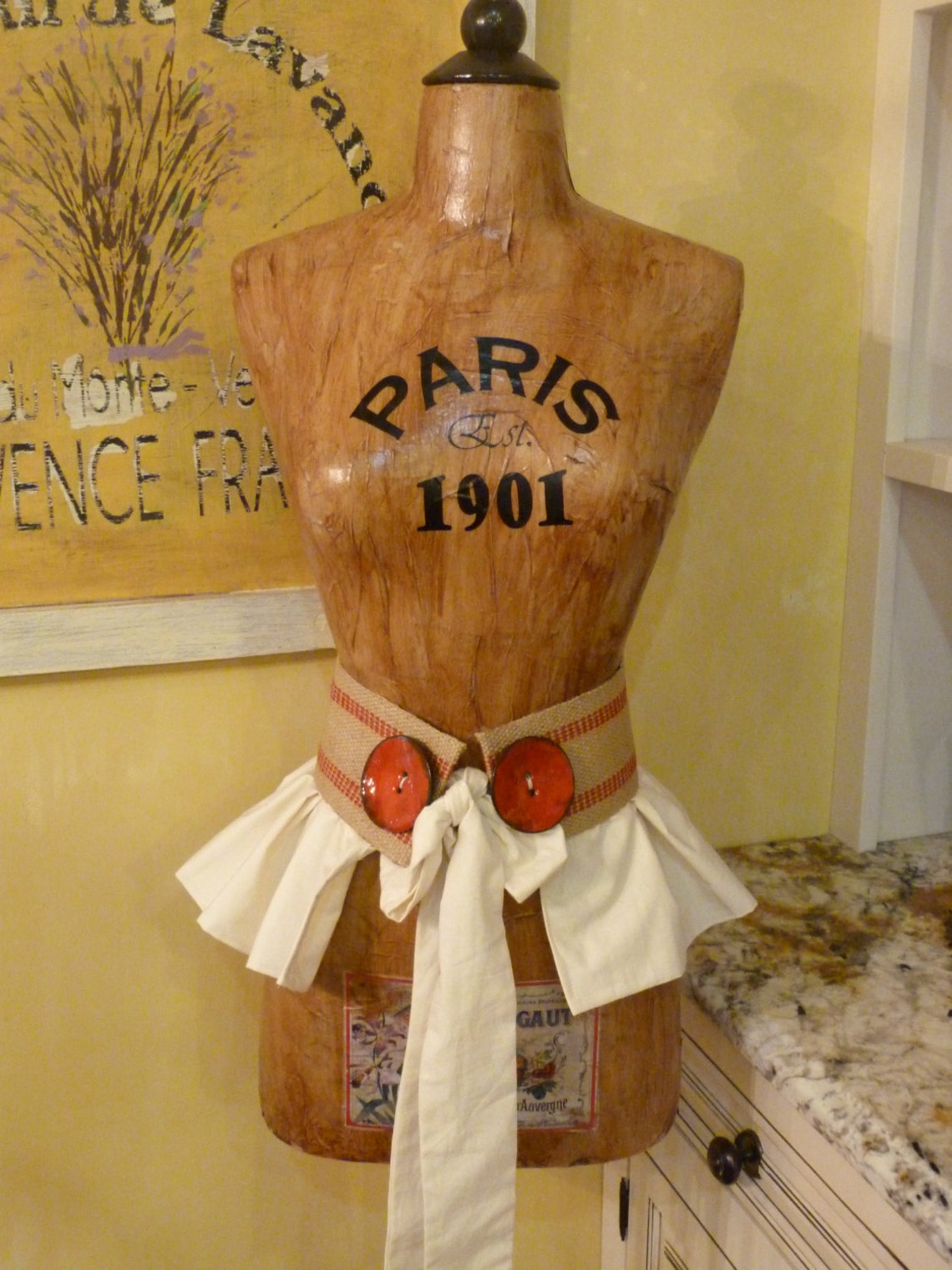 Vintage Inspired Dress Form Mannequin French Paris Art Free Shipping ...