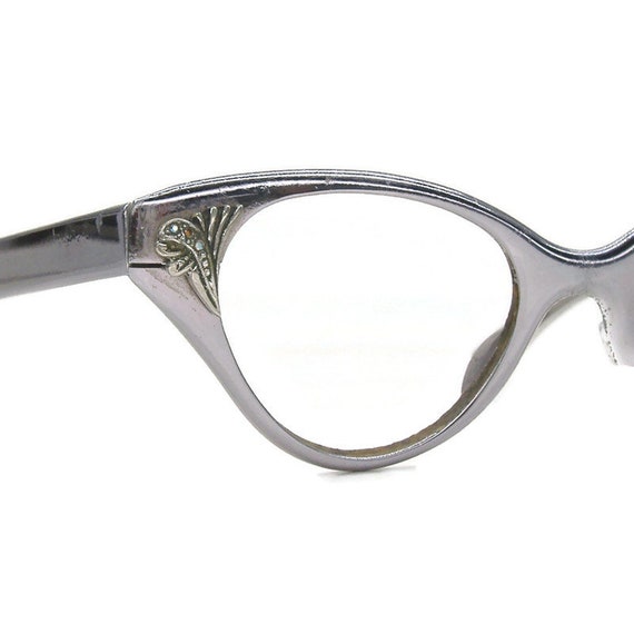 Vintage Women's Horn Rim Cat Eye Eyeglasses Sungl… - image 1