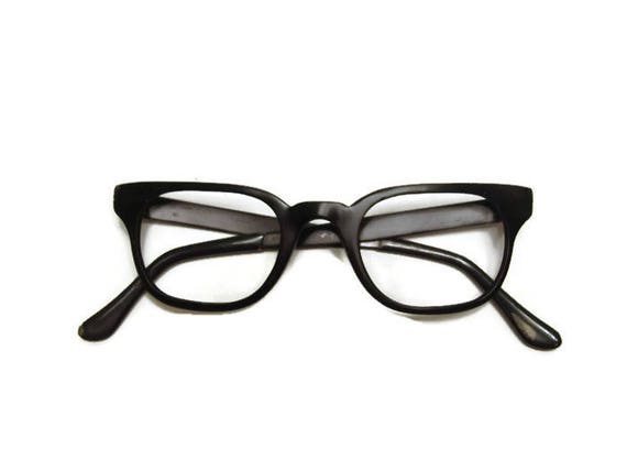 Vintage Black Horn Rim Eyeglasses Frame Tura Shel… - image 5