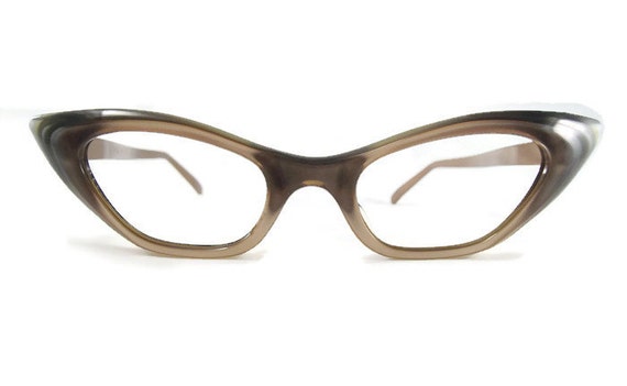 Vintage 50s Cateye Eyeglasses Eyewear Frame NewOl… - image 4