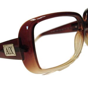 Vintage 70s Women's Big lens Cateye Eyeglasses Eyewear Frame Armani  Shelf #247