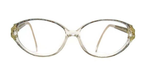 Vintage 70s Big Lens Eyeglasses Frames Tura  Shel… - image 3