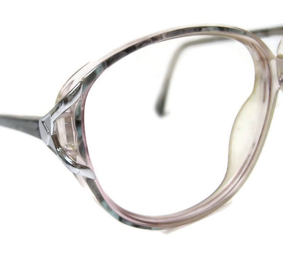 Hand Made Vintage 70s Big Lens Eyeglasses Frames  