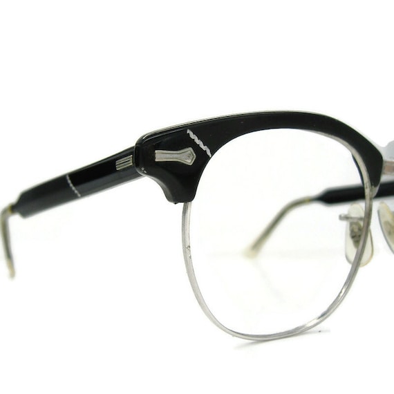 【1960s’】Shuron Vintage Mens Shuron Black Hornrim Eyeglasses #397 - Etsy