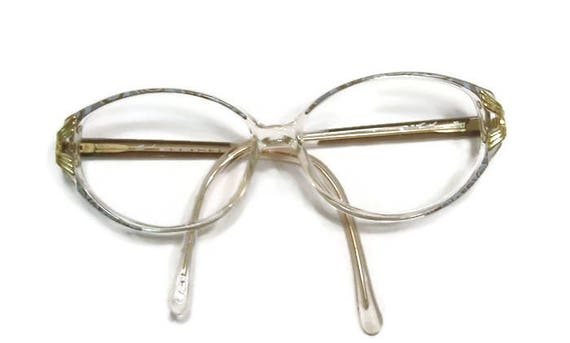 Vintage 70s Big Lens Eyeglasses Frames Tura  Shel… - image 5