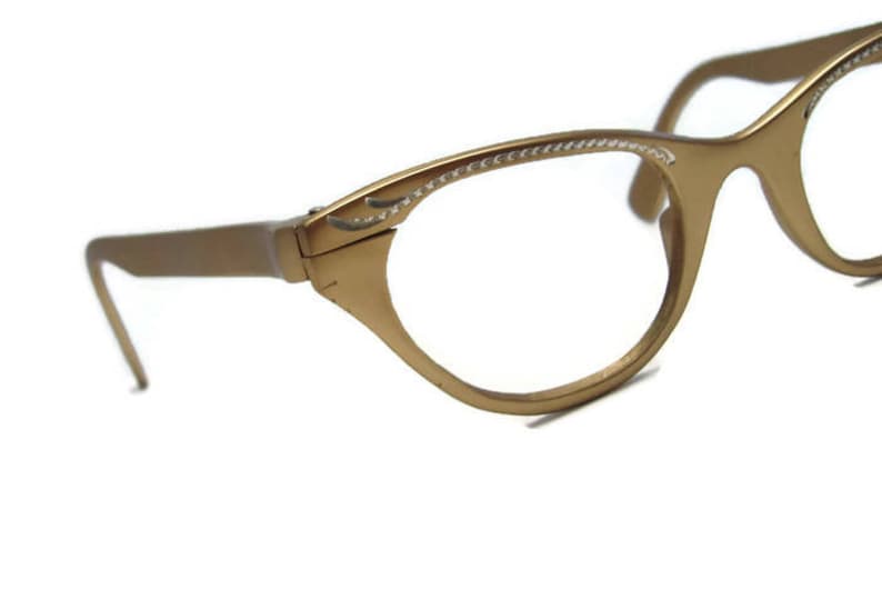 Vintage Bronze Aluminum Eyeglasses Frames Tura Shelf 290 Etsy