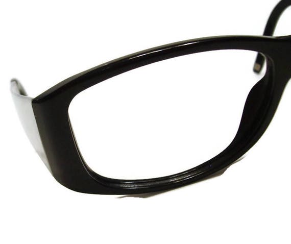 Vintage 1950s Black Eyeglasses Eyewear Frame  She… - image 2