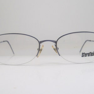 Vintage Purple 70s Eyeglasses Eyewear Frame NOS Shelf 71 image 3