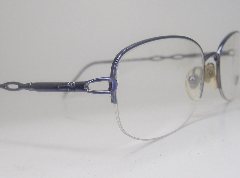 Vintage Purple 70s Eyeglasses Eyewear Frame NOS Shelf 71 image 1