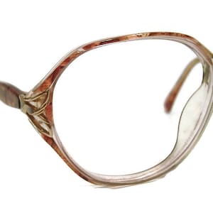 Vintage 80s Big Lens Cateye Eyeglasses Eyewear Frame  Shelf #245