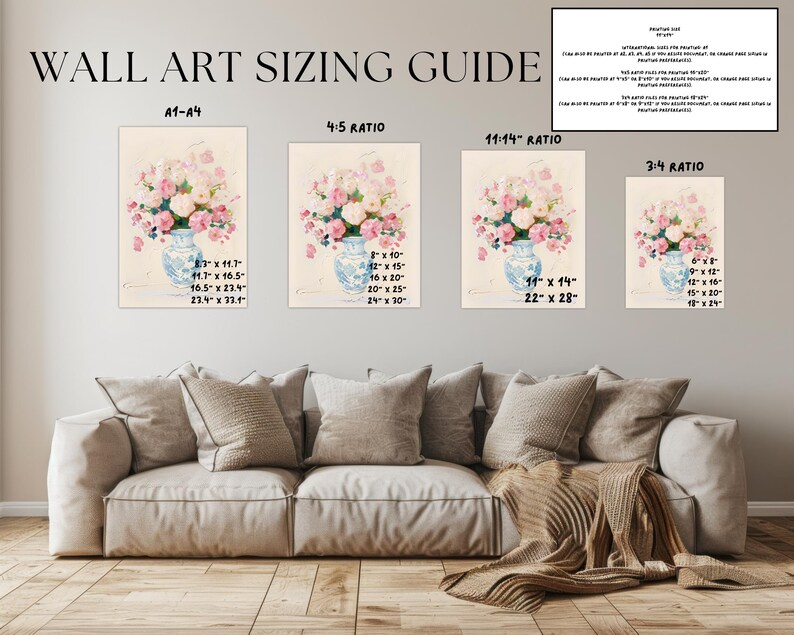 Grand Millennial Chinoiserie Printable Wall Art, Set of 2 Pink White ...