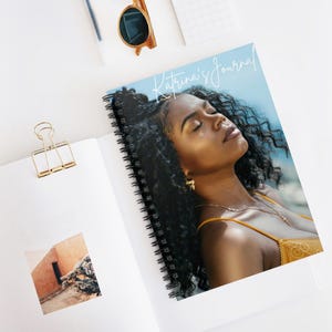 Personalized Black Girl Journal | African American Women Notebook