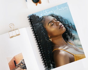 Personalized Black Girl Journal | African American Women Notebook