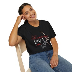 Devastating Diva Softstyle T-Shirt, DST Sorority Shirt, Delta Sigma Theta Gift, Sorority Apparel, Greek Life Tee