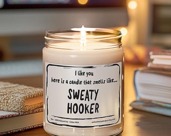 Vela de soja con aroma divertido: regalo de broma, decoración divertida para el hogar