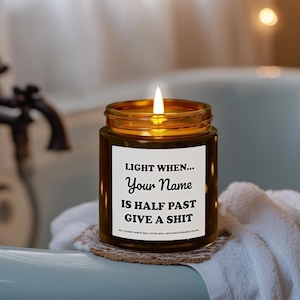 Personalized Candle Gift for Mom Funny Mothers Day Present Parent Gift Sarcastic Candle Gag Gift