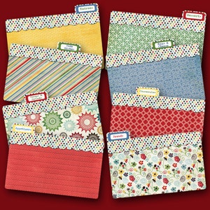 Recipe Card Dividers Retro Coordinates with Retro Personalized Recipe Box