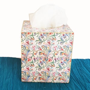 Italian Florentine Tissue Box wooden image 2