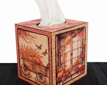 Fall Harvest Tissue Cover - Etsy