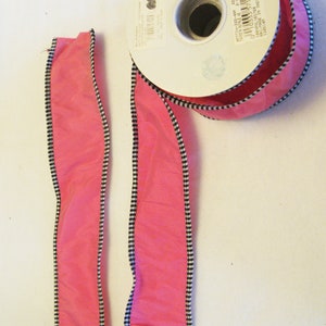 Reliant Ribbon 222 Fuchsia Taffeta Royale 2.5 x 10 Yds Wired image 2