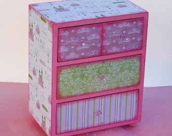 Girls Cinderella Jewelry Box Princess Pink Personalized