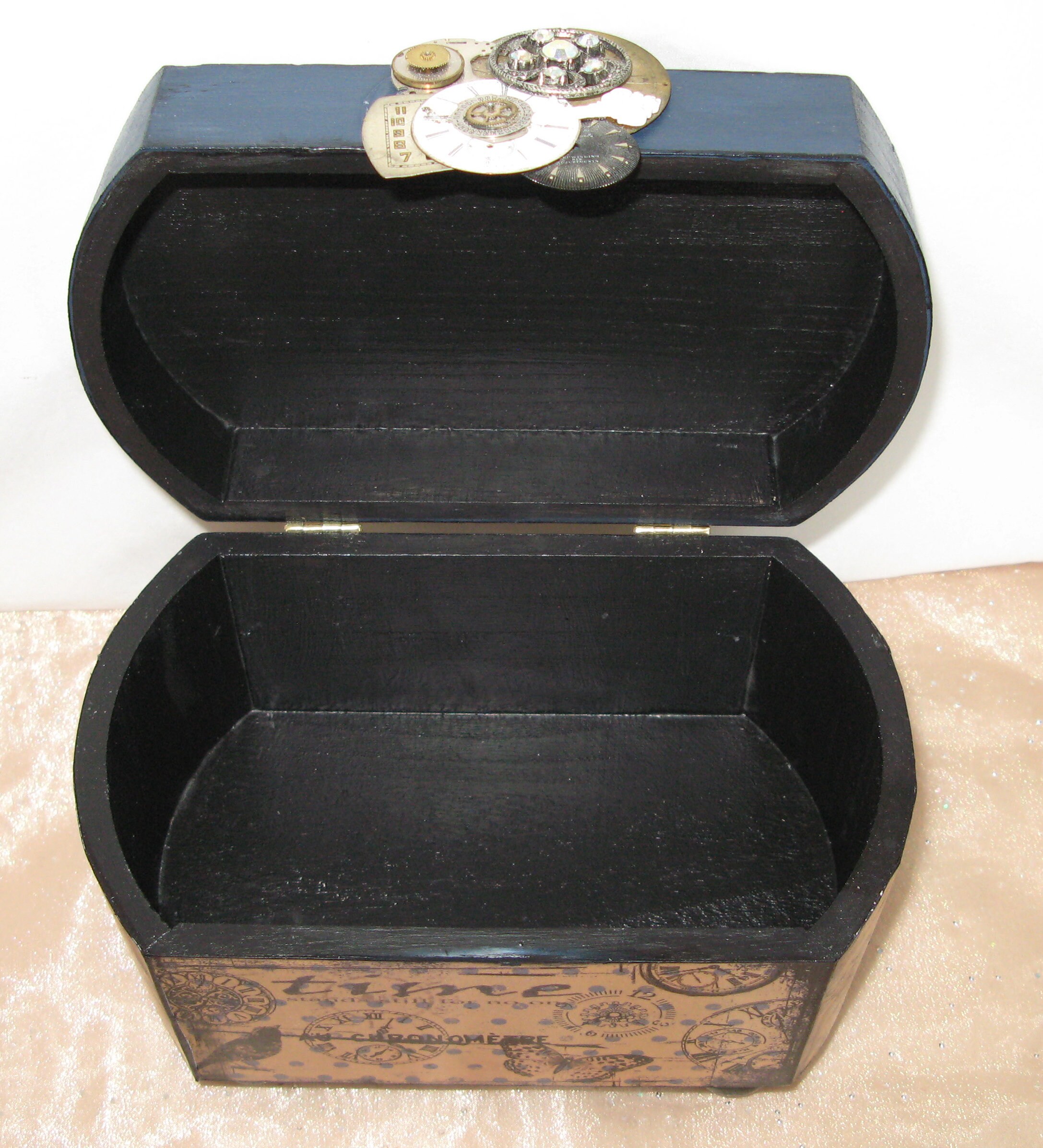 Steampunk Jewelry Box With Steampunk Finding on Front Moment ...