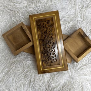 Rustic Wooden Jewelry Box