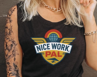 Camiseta sin mangas Soarin', atuendo para la atracción de Epcot de Disney, Disney World, viaje a Disneyland, camiseta retro de Disney.