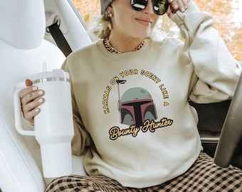 Star Wars Bounty Hunter Sweatshirt, Galaxy's Edge, Disney World, Disneyland Sweatshirt Disney Swiftie