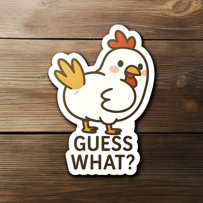 Chicken Stickers - Etsy