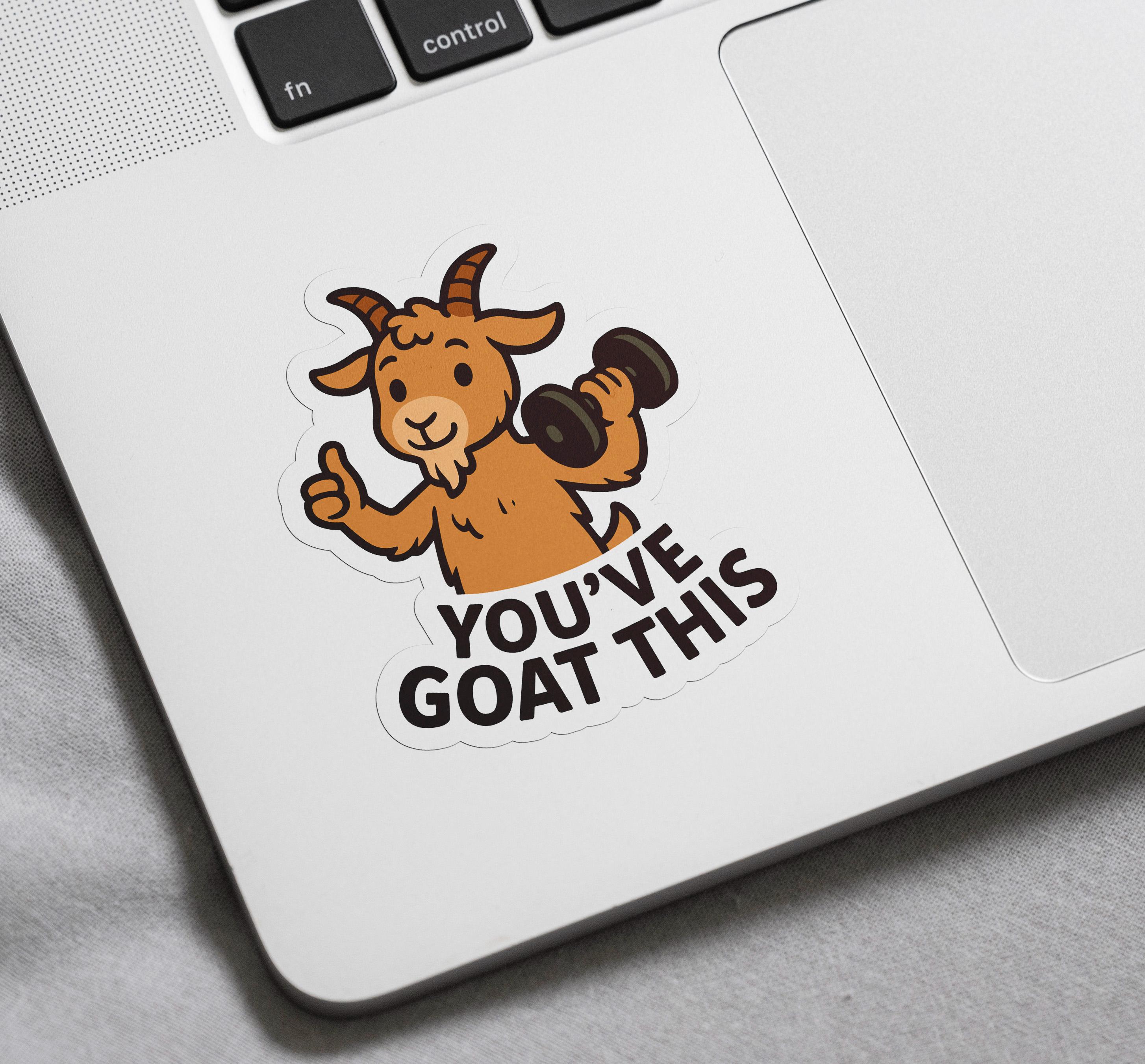 Sweat à Capuche "You've Goat This" - Motif Chèvre Humour, Coupe Classique
