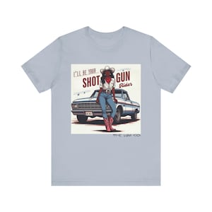 ビヨンセ カウボーイ カーター イル ビー ユア ショットガン ライダー ブラック カウガール カントリーガール Tシャツ ウエスタン グラフィック Tシャツ 楽しくてトレンディなカントリー コンサート衣装