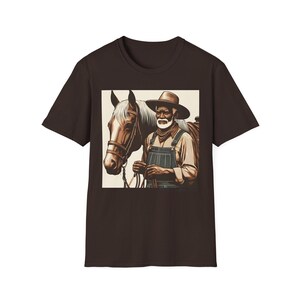 Koszulka Lone Ranger Cowboy Era w stylu westernowym, estetyczna, unisex, miękka, modna, rustykalna