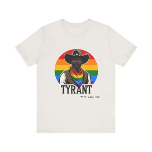 タイラント カウボーイ T シャツ ベイ カウガール カーター 風 ウエスタン グラフィック T シャツ LGBTQ プライド ロデオ スタイル ブラック カウボーイ 美学