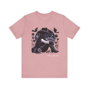 Blackbird Western Cowgirl Top Musical Western Estetyka, Kwiatowy Kapelusz Kowbojski Country Chic Koszulka z grafiką Beyonce Cowgirl Carter Inspired Tee