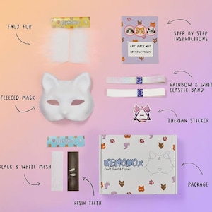 Felted Cat Mask Kit