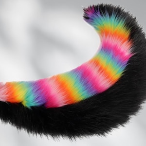 Rainbow Tail Butt Plug - Etsy