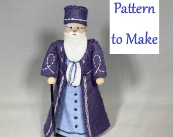 Wizard Felt Ornament Pattern