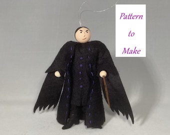 Felt Wizard Ornament Pattern