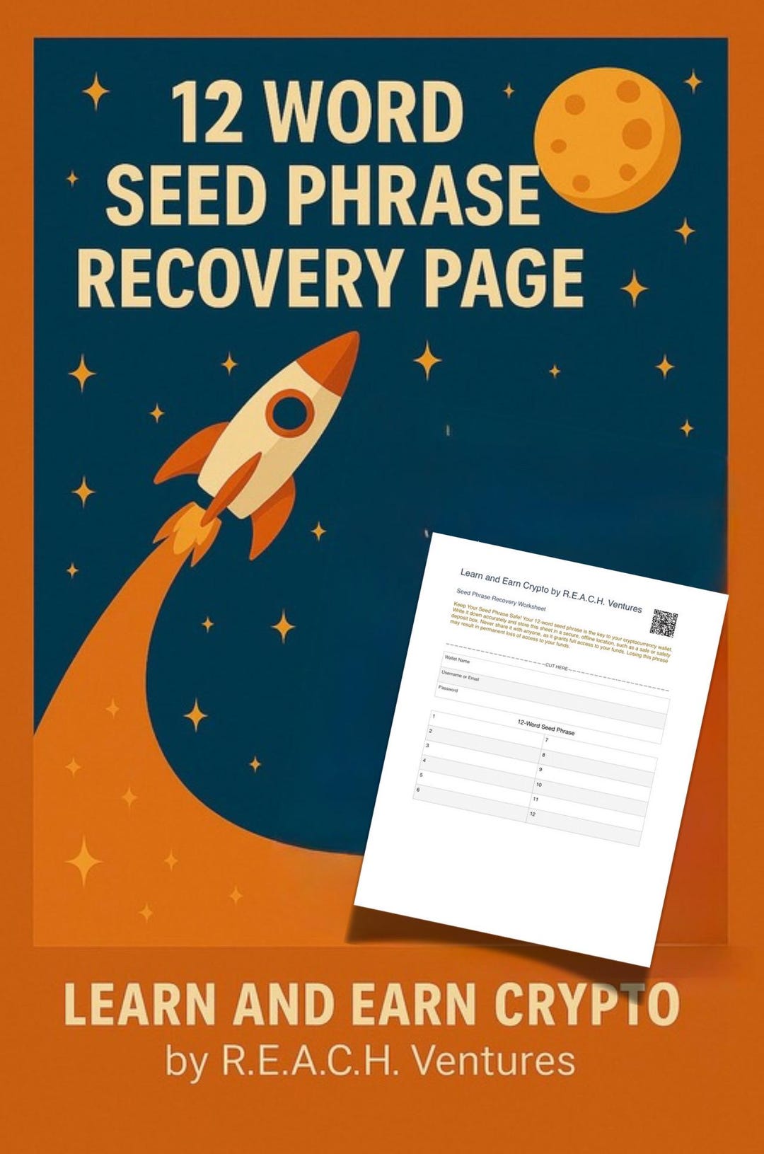 Crypto 12 Seed Phrase Recovery Page - Etsy