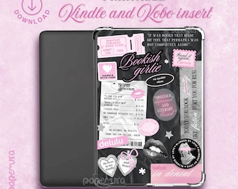 kobo and Kindle Insert - Bookish Girlie | Digital Download