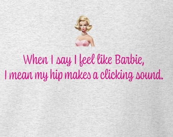 Funny Barbie Hip Clicking Tee – 100% Cotton Unisex Shirt