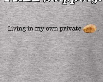 Funny unisex tee - great gift for the introvert, homebody, dreamer, punk rock fan!