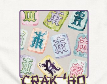 Pretty, Fun Crak 'Ho Mahjong Lovers' Unisex Tee