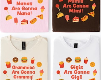 Funny Grandma, Nana, Mimi, Gigi, Grammy PNG Bundle - Instant Download for Tees, Totes, Aprons & More! Makes Great Mother's Day Gifts