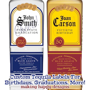 Personalized Scotch Whiskey Parody Bottle Label for Birthday, Graduation, Retirement, Valentine's Groomsman Proposal, Anniversary & More image 4