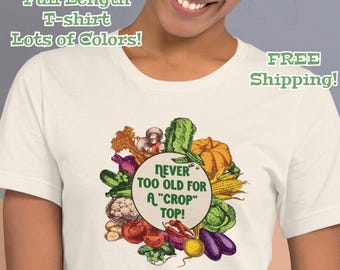 T-shirt unisexe court et humoristique sur le thème du jardinage - Un cadeau idéal pour les jardiniers et les amoureux des plantes