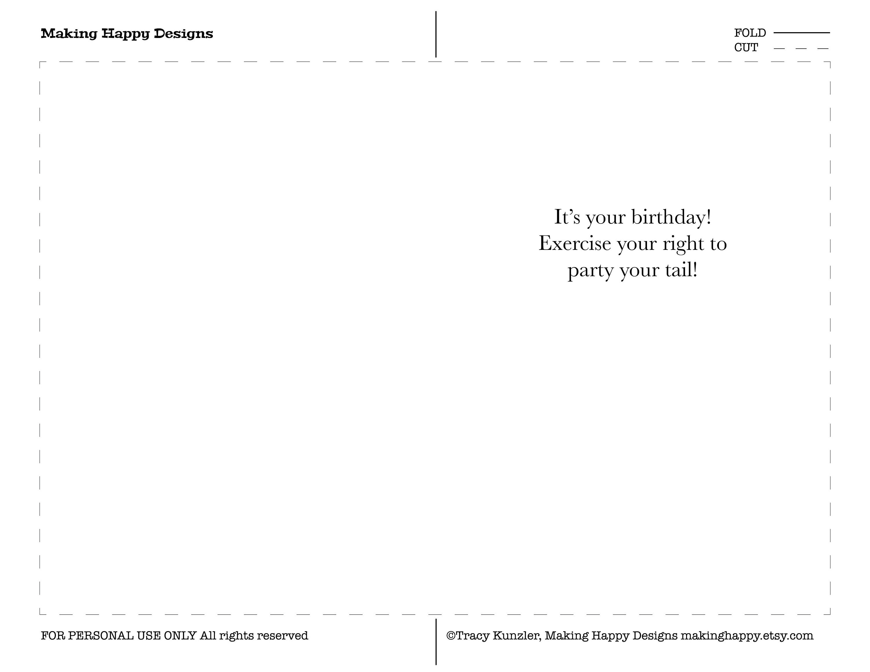 Like A Lizard Funny Printable Birthday Card Exercise Diet | Etsy