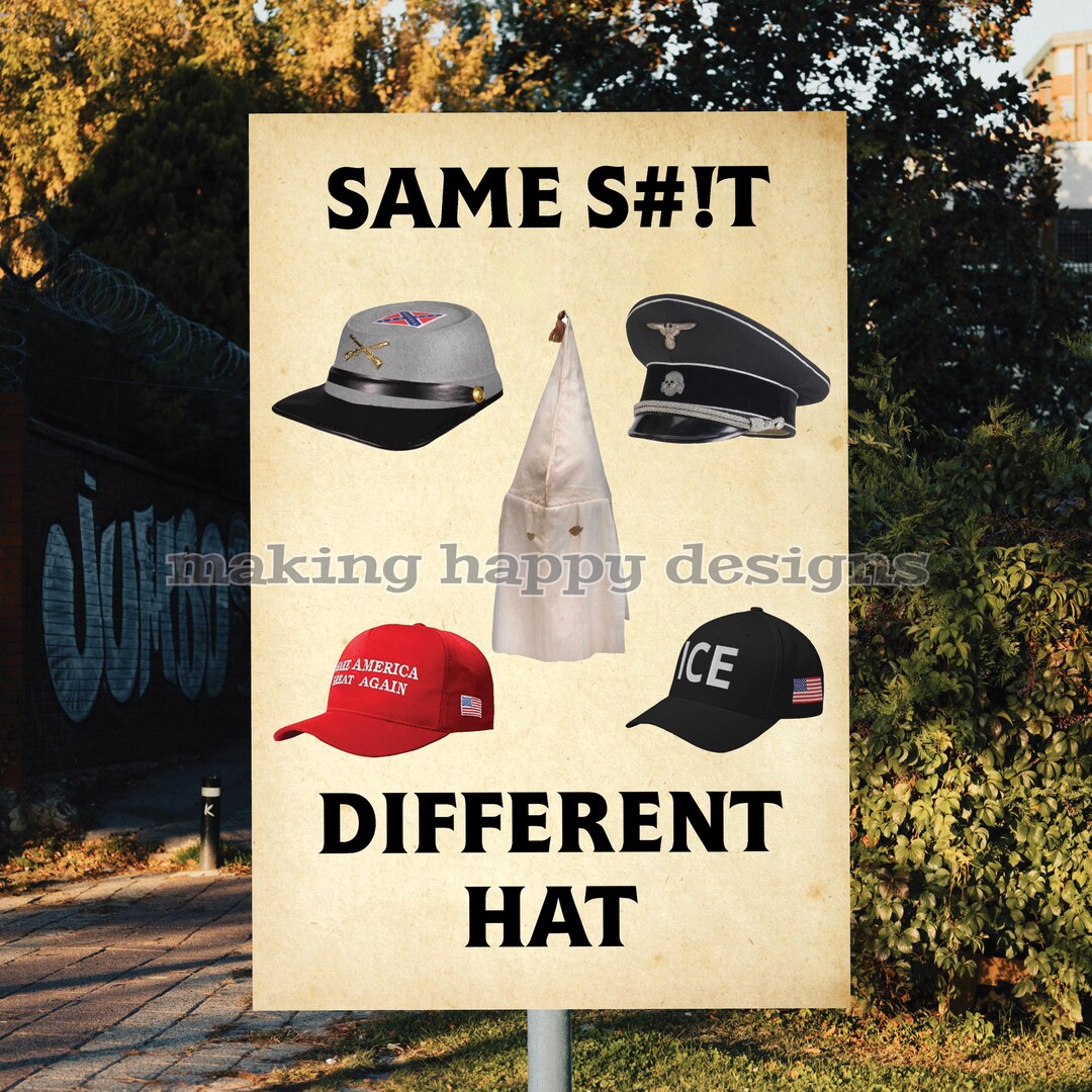 Same S#!T, Different Hat Printable No Kings Day Anti-trump Protest ...