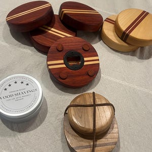 Handmade Cocktail Smoker Kit with Flip and  Sip Coaster | Whiskey Smoker Gift Set with Wood Shavings | Bourbon Smoker & Barware Gift